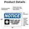 Signmission First Aid Kit AED Inside Cabinet Sign With Symbol, 14 in W x Rectangle, Vinyl Decal OS-2PACK-NS-D-1014-L-12734 - alternate 4